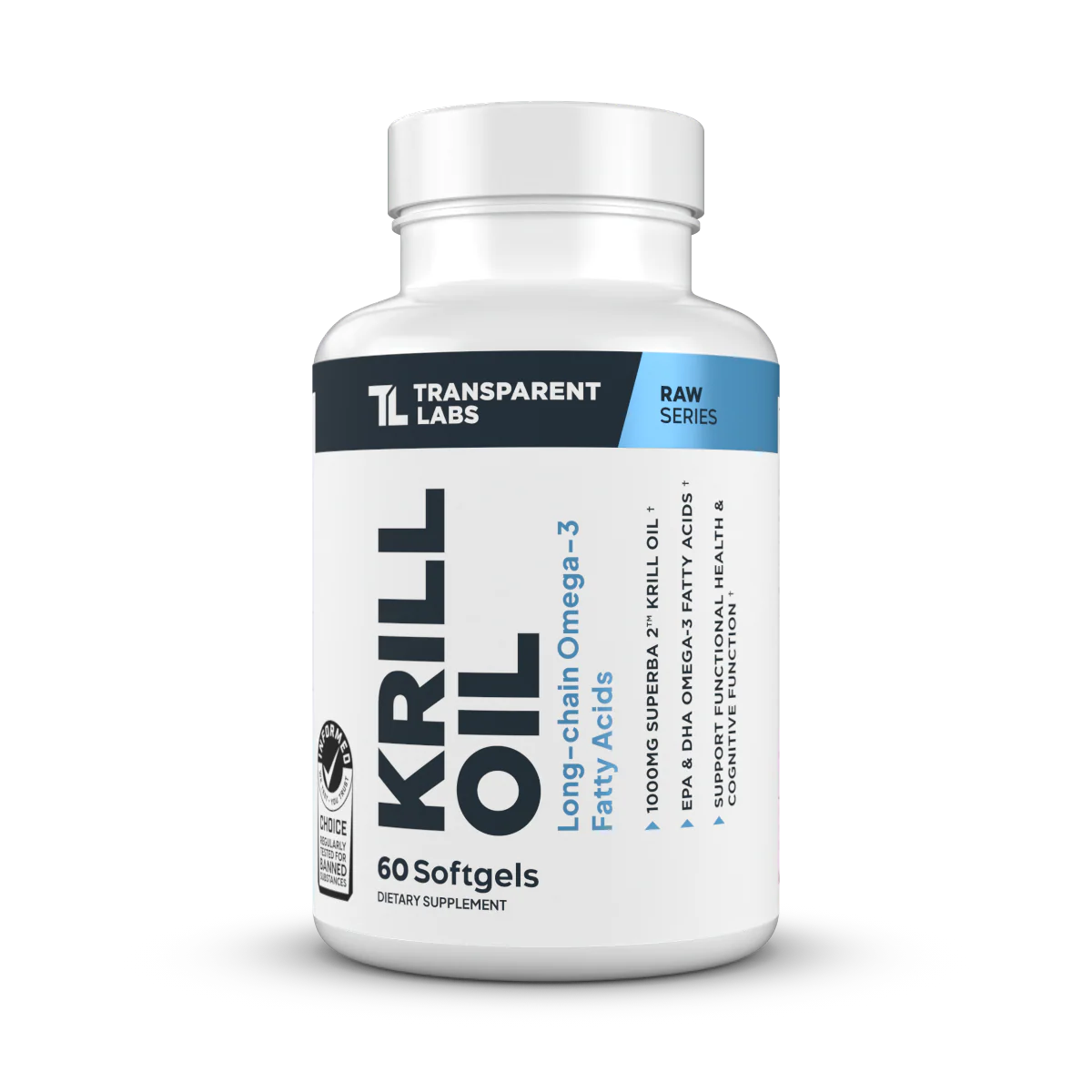 Transparent Labs Krill Oil 60 Softgels