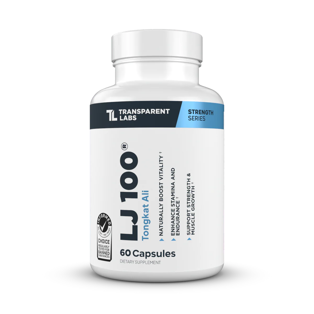 Transparent Labs LJ100® - Tongkat Ali 60 Capsules