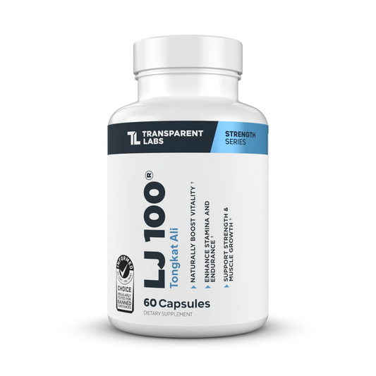 Transparent Labs LJ100® - Tongkat Ali 60 Capsules