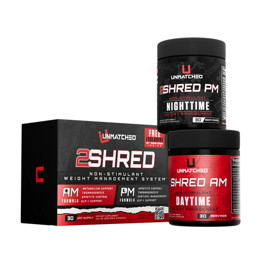Unmatched 2SHRED AM I PM 30 Servings With Free Kris Gethin Diet + Training Program Inside