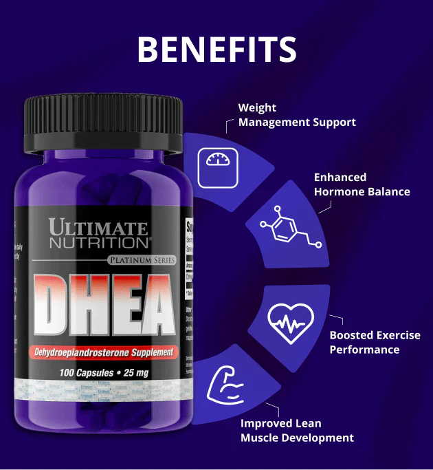 Ultimate Nutriton DHEA 100MG 10Caps