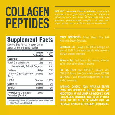 Isopure Collagen Peptides Powder, Promotes Hair, Nail, Skin And Joint – India's Leading Genuine - View #11
