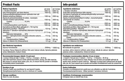BULL NUTRITION 12 STRONG PRE