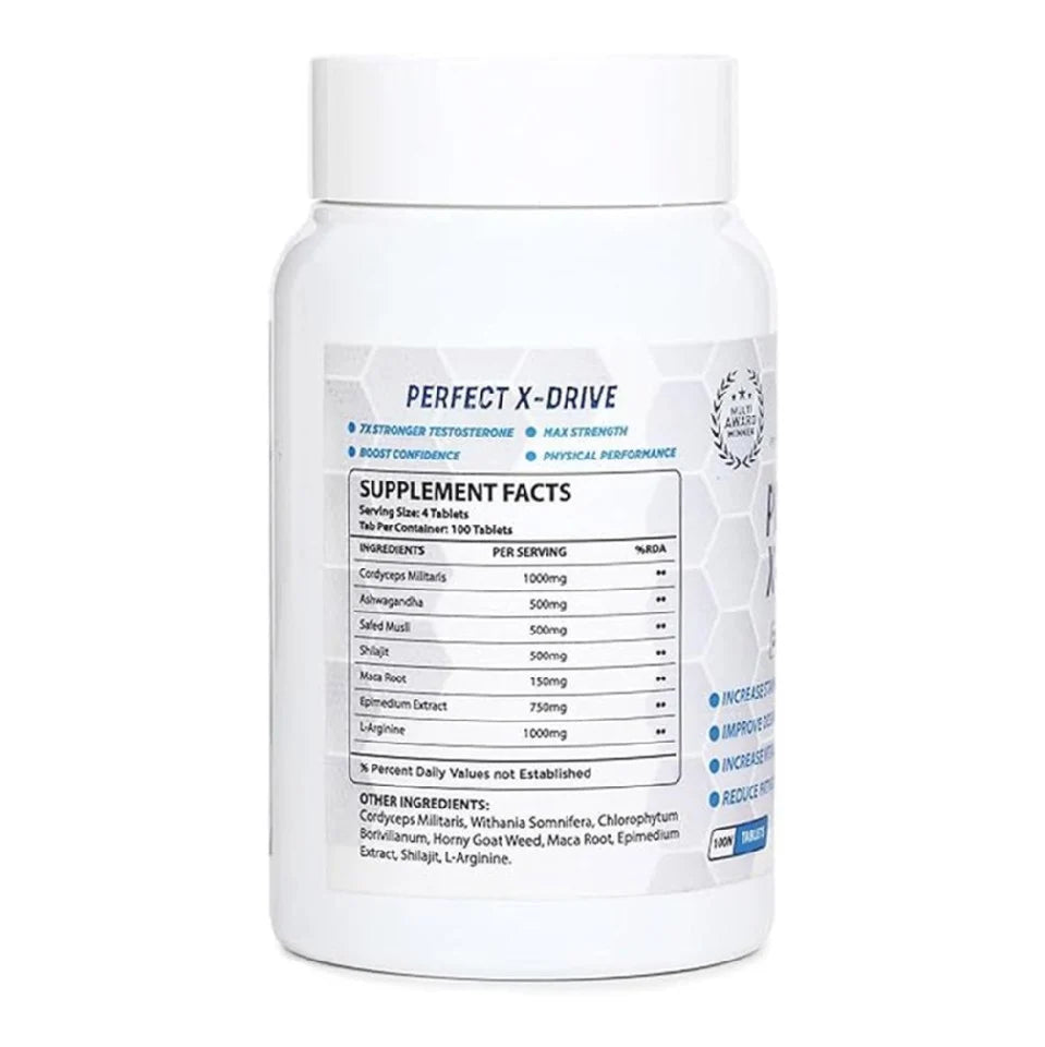 Muscle & Strength Perfect X-Drive, 100 tablet(s)