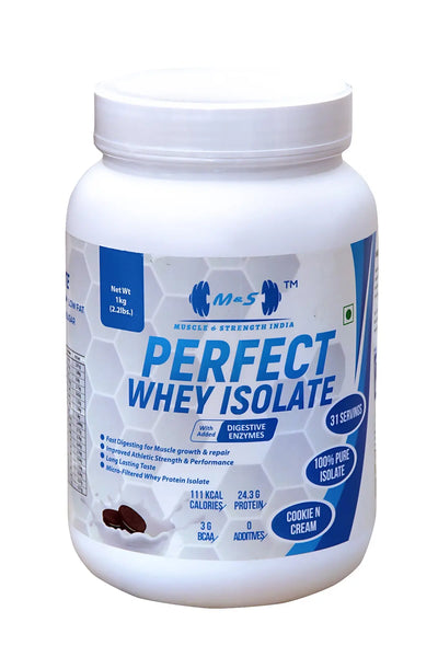 MUSCLE & STRENGTH INDIA PERFECT WHEY ISOLATE - Muscle & Strength India - India's Leading Genuine Supplement Retailer