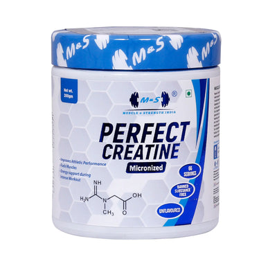 MUSCLE & STRENGTH INDIA PERFECT CREATINE - India's Leading Genuine Supplement Retailer