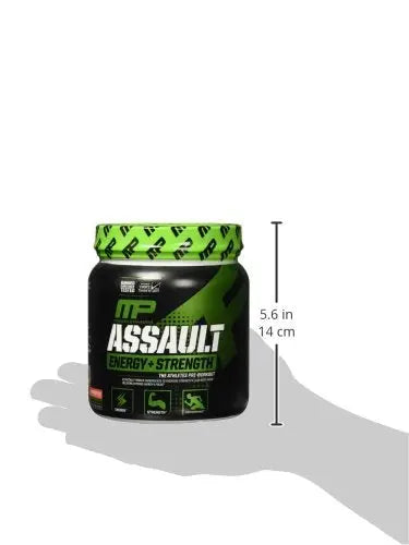 MP ASSAULT 345 GM STRAWEBERRY - Muscle & Strength India - India's Leading Genuine Supplement Retailer