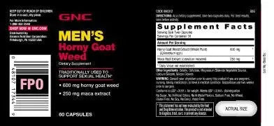 Gnc Mens Horny Goat Weed Tab 1x60 - Muscle & Strength India - India's Leading Genuine Supplement Retailer