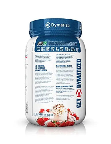 Dymatize Elite Whey 2 Lbs Strawberry - Muscle & Strength India - India's Leading Genuine Supplement Retailer