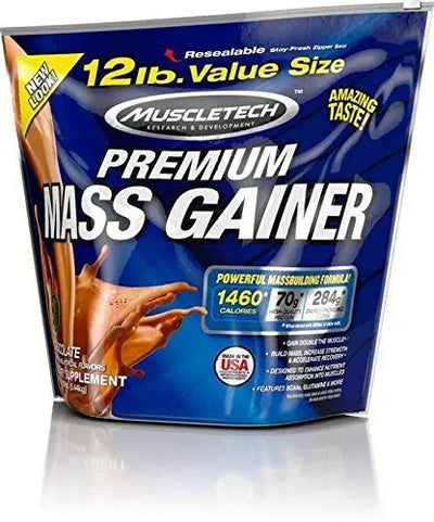 MUSCLETECH PREMIUM MASS GAINER 12 LBS CHOCOLATE - Muscle & Strength India - India's Leading Genuine Supplement Retailer