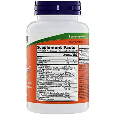 NOW LIVER DETOXIFIER 90 CAPS - Muscle & Strength India - India's Leading Genuine Supplement Retailer