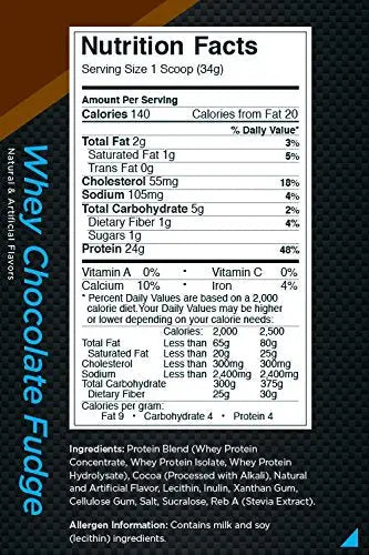 RULE 1 WHEY BLEND 5.24 LBS CHOCOLATE FUDGE - Muscle & Strength India - India's Leading Genuine Supplement Retailer