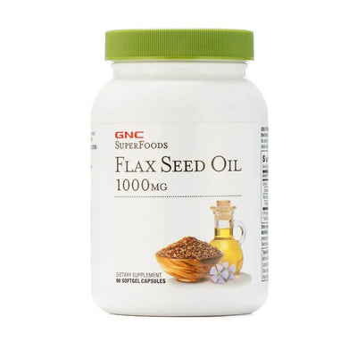 Gnc Flaxseed Oil Soft Cap 1000mg 1x90 - Muscle & Strength India - India's Leading Genuine Supplement Retailer