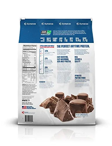 Dymatize Elite Whey 10 Lb Rich Chocolate - Muscle & Strength India - India's Leading Genuine Supplement Retailer