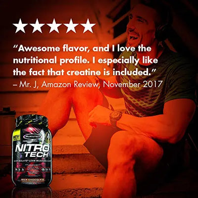 Mt Nitro Tech Whey Isolate Toasted S'mores 2lbs - Muscle & Strength India - India's Leading Genuine Supplement Retailer