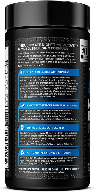 Muscletech Muscle Builder PM 90 Capsules - India's Leading Genuine Supplement Retailer