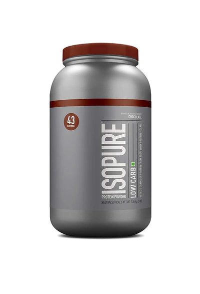 Isopure Low Carb Dutch Chocolate 3 lbs (1.36kg) - Muscle & Strength India - India's Leading Genuine Supplement Retailer