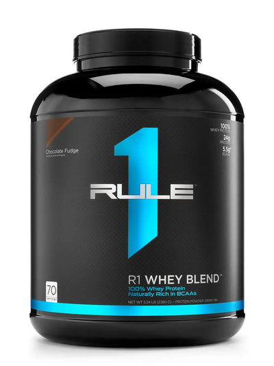 RULE 1 WHEY BLEND 5.24 LBS CHOCOLATE FUDGE - Muscle & Strength India - India's Leading Genuine Supplement Retailer