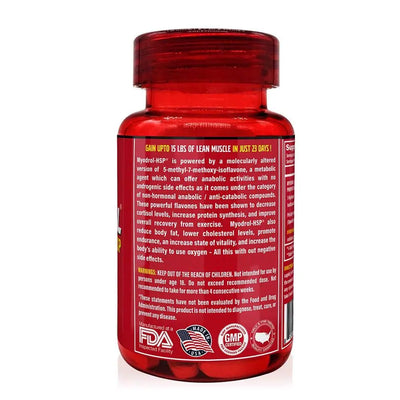 MYODROL-HSP® 30 Caplets - 100% Natural Plant Isoflavone Extract - Muscle & Strength India - India's Leading Genuine Supplement Retailer