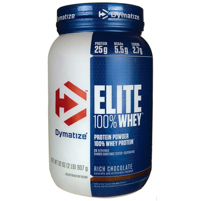 DYMATIZE ELITE 100% WHEY PROTEIN RICH CHOCOLATE 2 LBS - Muscle & Strength India - India's Leading Genuine Supplement Retailer