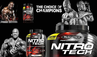 Muscletech Nitrotech Performance Series 4 lbs Strawberry - Muscle & Strength India - India's Leading Genuine Supplement Retailer
