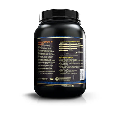 ON 100 % CASEIN GS 2LBS STRAWBERRY CREAM 909G - Muscle & Strength India - India's Leading Genuine Supplement Retailer