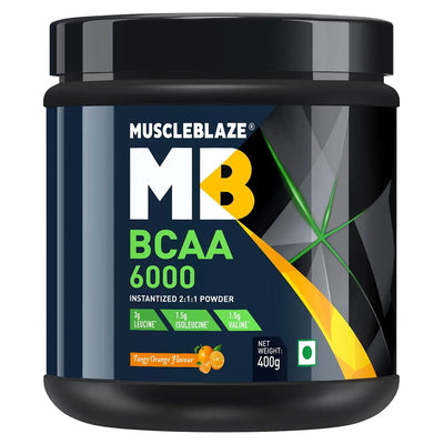MB BCAA 400GM ORANGE - Muscle & Strength India - India's Leading Genuine Supplement Retailer