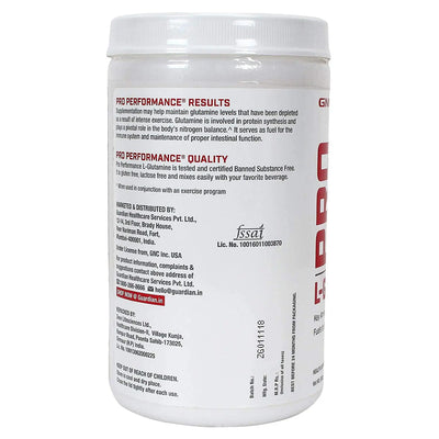 Gnc L-Glutamine 300gm - Muscle & Strength India - India's Leading Genuine Supplement Retailer