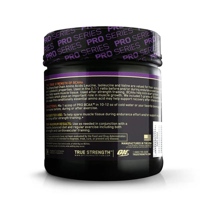 ON PRO BCAA 390 GM  20 SER PEACH MANGO - Muscle & Strength India - India's Leading Genuine Supplement Retailer