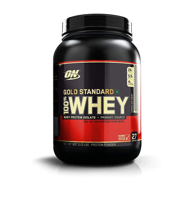 Optimum Nutrition 100% Whey Gold Standard - 2 Lbs (Cookies & - Muscle & Strength India - India's Leading Genuine Supplement Retailer