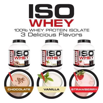LABRADA 100% WHEY PROTIEN ISOLATE STRAWBERRY  5 LBS - Muscle & Strength India - India's Leading Genuine Supplement Retailer