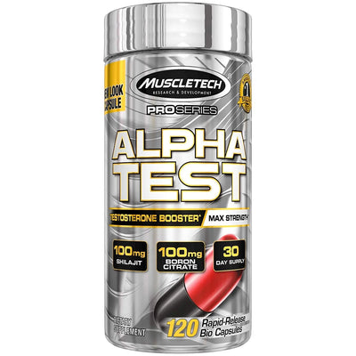 MT PROSERIES ALPHA TEST 120 CAPS - Muscle & Strength India - India's Leading Genuine Supplement Retailer