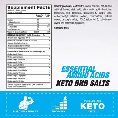 BPI SPORTS KETO AMINO 30 SERVINGS TROPICAL FREEZE - Muscle & Strength India - India's Leading Genuine Supplement Retailer