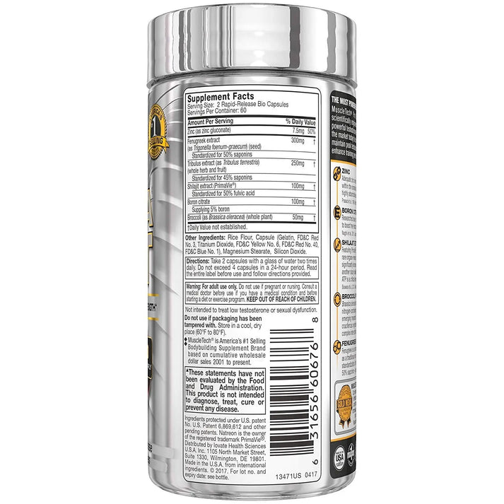 MT PROSERIES ALPHA TEST 120 CAPS - India's Leading Genuine Supplement ...