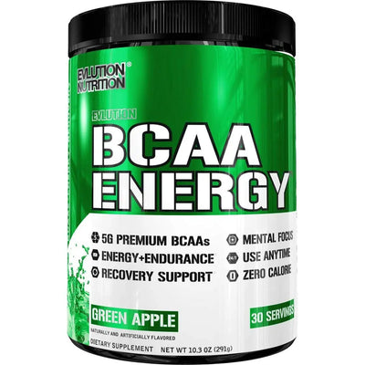 EVL BCAA ENERGY 30 SERVINGS GREEN APPLE - Muscle & Strength India - India's Leading Genuine Supplement Retailer