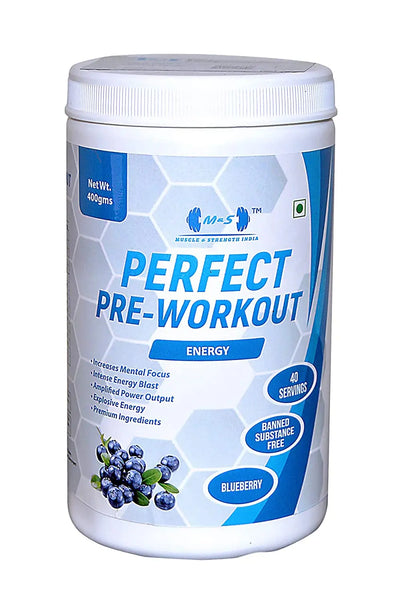 MUSCLE & STRENGTH INDIA PERFECT PREWORKOUT - Muscle & Strength India - India's Leading Genuine Supplement Retailer