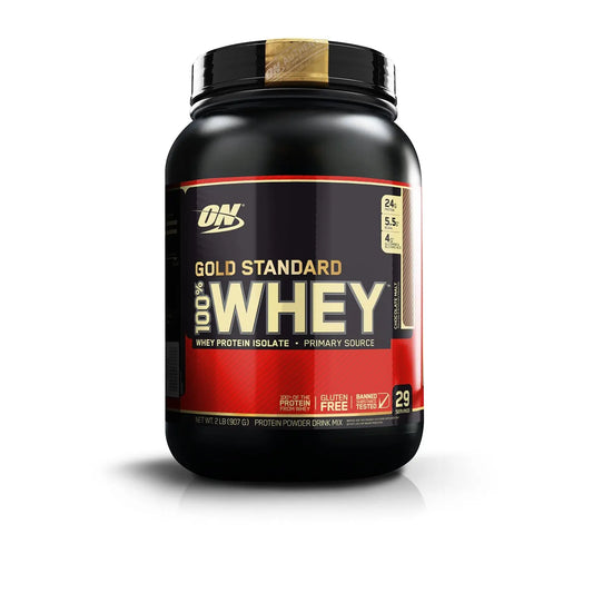 Optimum Nutrition ON Gold Standard 100% Whey 2 lb Chocolate Malt - Muscle & Strength India - India's Leading Genuine Supplement Retailer 