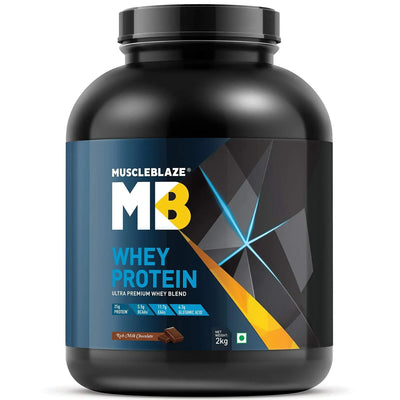 MB WHEY PROTEIN 2KG MILK CHOCO - Muscle & Strength India - India's Leading Genuine Supplement Retailer
