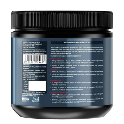 MB PRE 250GM FRUIT PUNCH - Muscle & Strength India - India's Leading Genuine Supplement Retailer