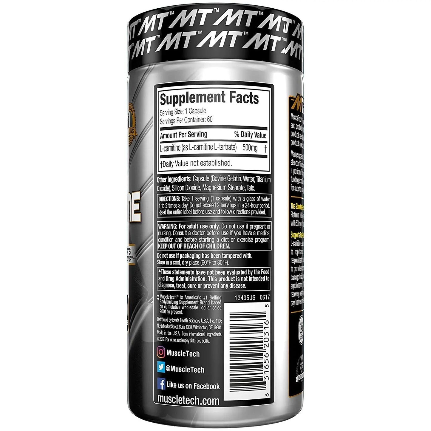 muscletech l carnitine india Nitro Tech Ripped 4lbs (New Packaging)! Each serving delivers 30g Protein from Whey Isolate & Peptides, plus 500mg L-Carnitine L-Tartrate, 250mg CLA, 200mg Green Coffee Extract, and a unique MuscleTech Nitro MuscleTech Nitrotech Ripped,907G (2Lbs),French Vanilla