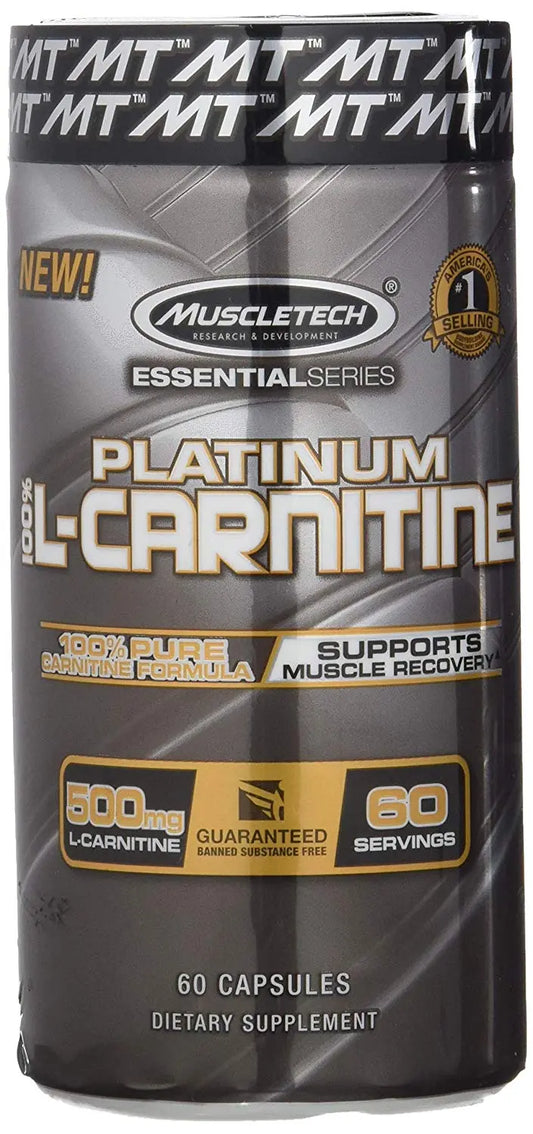 platinum l carnitine 500 mg Nutrapure 100% Pure L-Carnitine | 500MG L-Carnitine | 200 Servings L-Carnitine (500mg)