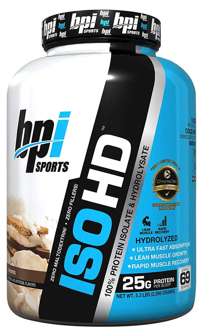 BPI SPORTS ISO HD 5.3 LBS S'MORES - Muscle & Strength India - India's Leading Genuine Supplement Retailer