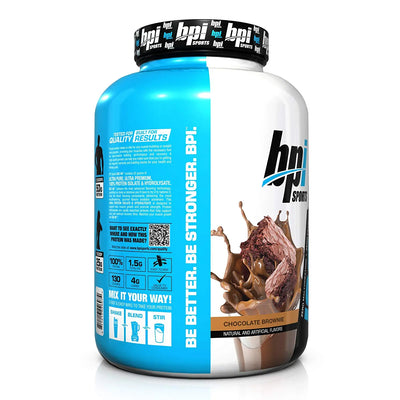 BPI SPORTS ISO HD 5.01 LBS CHOCOLATE BROWNIE - Muscle & Strength India - India's Leading Genuine Supplement Retailer