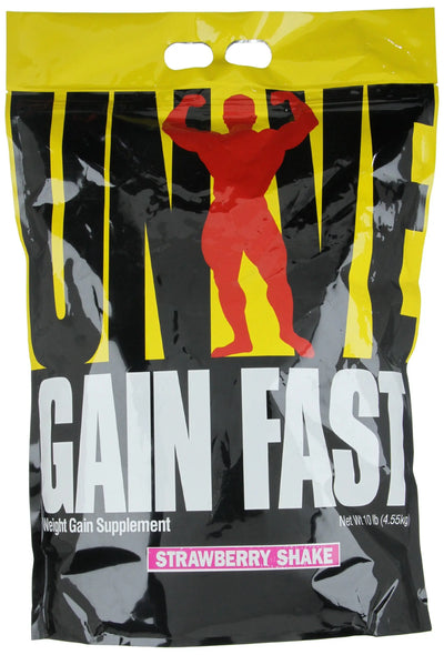 UNIVERSAL GAIN FAST STRAWBERRY 10 LBS - Muscle & Strength India - India's Leading Genuine Supplement Retailer