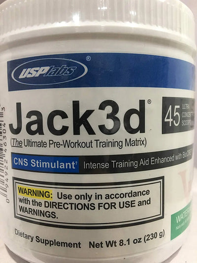USP LABS JACKED 3D WATERMELON 230GM - Muscle & Strength India - India's Leading Genuine Supplement Retailer