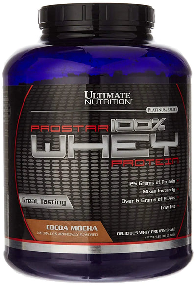 ULTIMATE NUTRITION PROSTAR 100% WHEY PROTEIN COCOA MOCHA 5.28LB - Muscle & Strength India - India's Leading Genuine Supplement Retailer