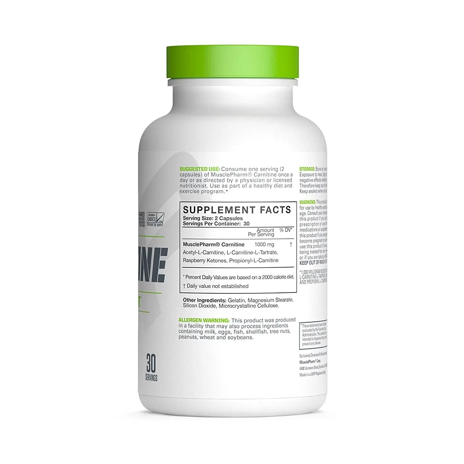 musclepharm l carnitine capsules Natural Grocers Natural Grocers 500mg L-Carnitine Vegetarian Same-Day Delivery or Pickup MUSCLEPHARM CARNITINE CORE 60 CAPS