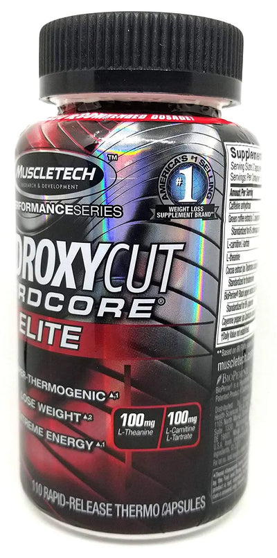 MUSCLETECH HYDROXYCUT HARDCORE ELITE 110 CAP - Muscle & Strength India - India's Leading Genuine Supplement Retailer