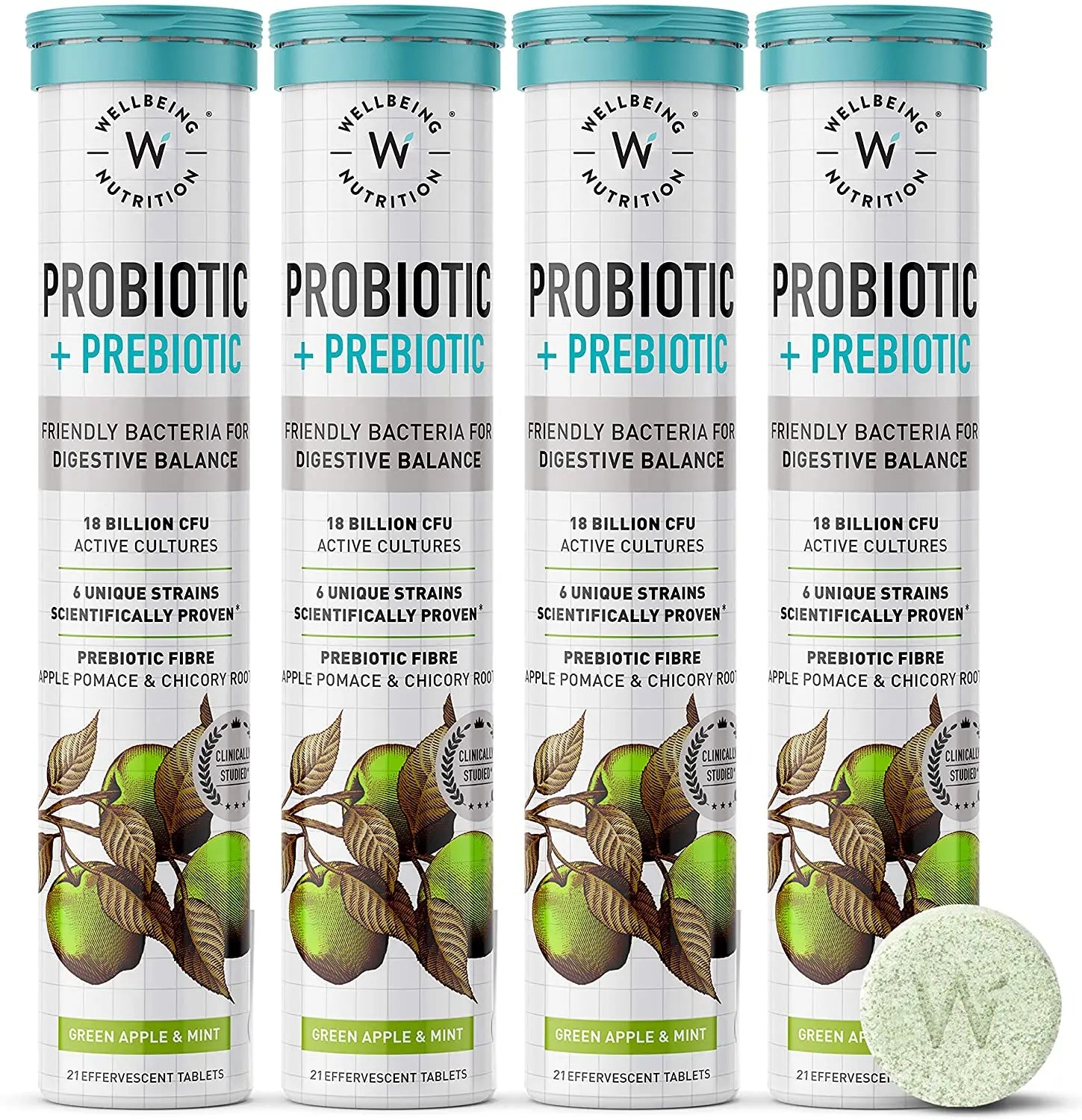 Wellbeing Nutrition Daily Probiotic + Prebiotic Fiber - India's Leading Genuine Supplement Retailer