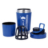 Muscle & Strength India Steel Shaker With Storage - Muscle & Strength India - India's Leading Genuine Supplement Retailer